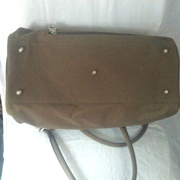 Baggallini Valencia olive nylon travel handbag tote - Picture 5 of 5